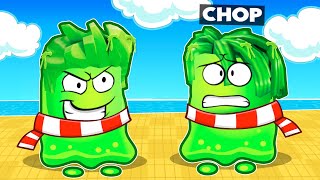 ROBLOX CHOP AND FROSTY COMPLETE THE SLIMER PARKOUR CHALLENGE