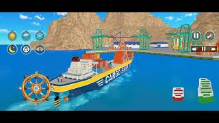 Real Cargo Ship Simulator 3D Gameplay 🚢 | Mobile Ship Simulator Android | Car Transportion