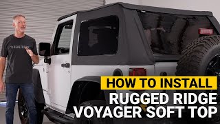 How to Install Rugged Ridge Voyager Soft Top on a 2 Door Jeep JK screenshot 4