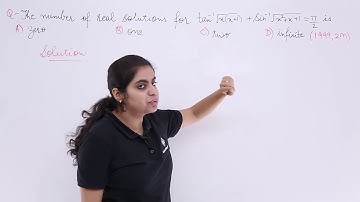 Class 12th – JEE Example 1 on Inverse Trigonometric Functions | Tutorials Point