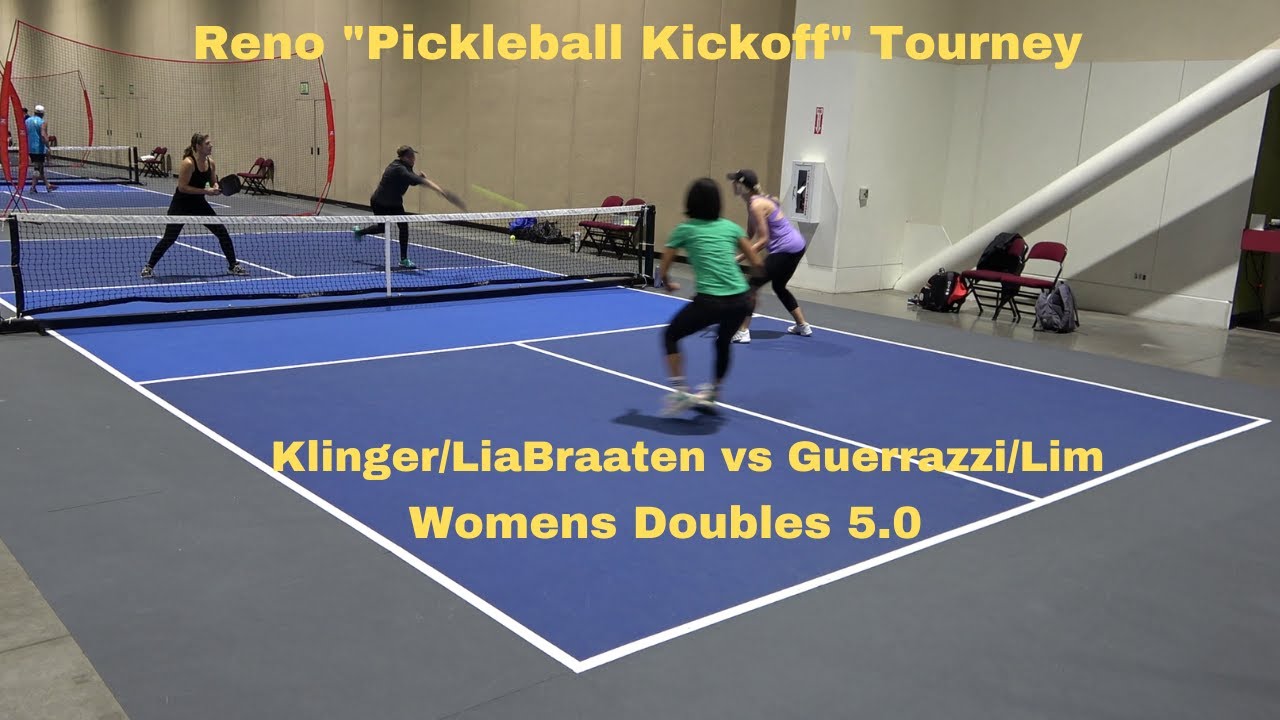 Reno "Pickleball Kickoff" Tourney Womens Doubles 5.0 Guerrazzi/Lim vs Klinger/LiaBraaten YouTube