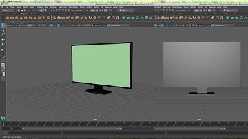 how to model computer lcd in autodesk maya 3d