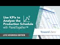 How to Use KPIs to Analyze the Production Schedule in PlanetTogether – Life Sciences Edition