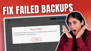 Fix Failed or Corrupted WordPress Backups