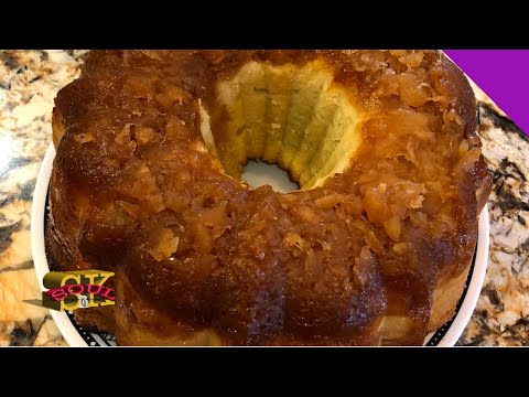 How to make a Coconut Pineapple pound cake Recipe