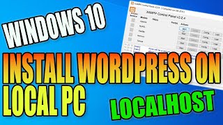 how to install wordpress on your local pc windows 10 tutorial | localhost wordpress