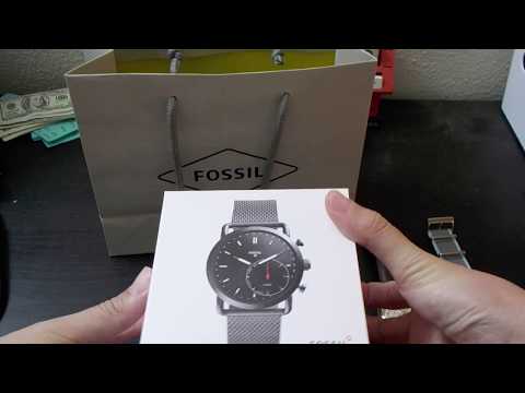 FOSSIL Q HYBRID smartwatch unboxing