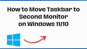 How to Move Taskbar to Second Monitor on Windows 11/10