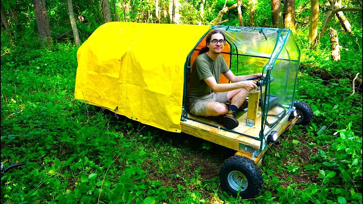 Building a Camper You Can Drive Around  - Full Build & Night In The Forest - DayDayNews