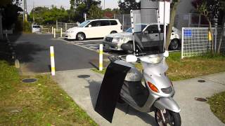 可動式風防付スクーター