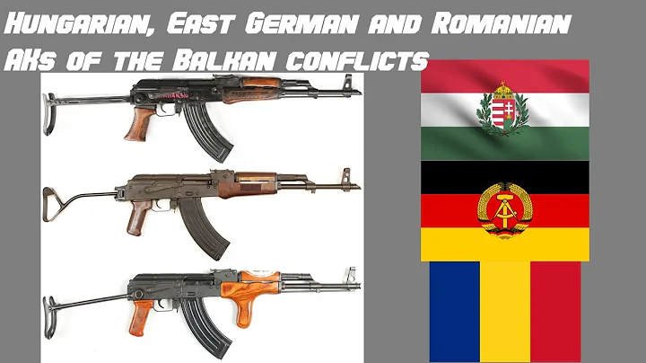 Hungarian, East German and Romanian AK47 Kalashnikov rifles of the Balkan conflicts.