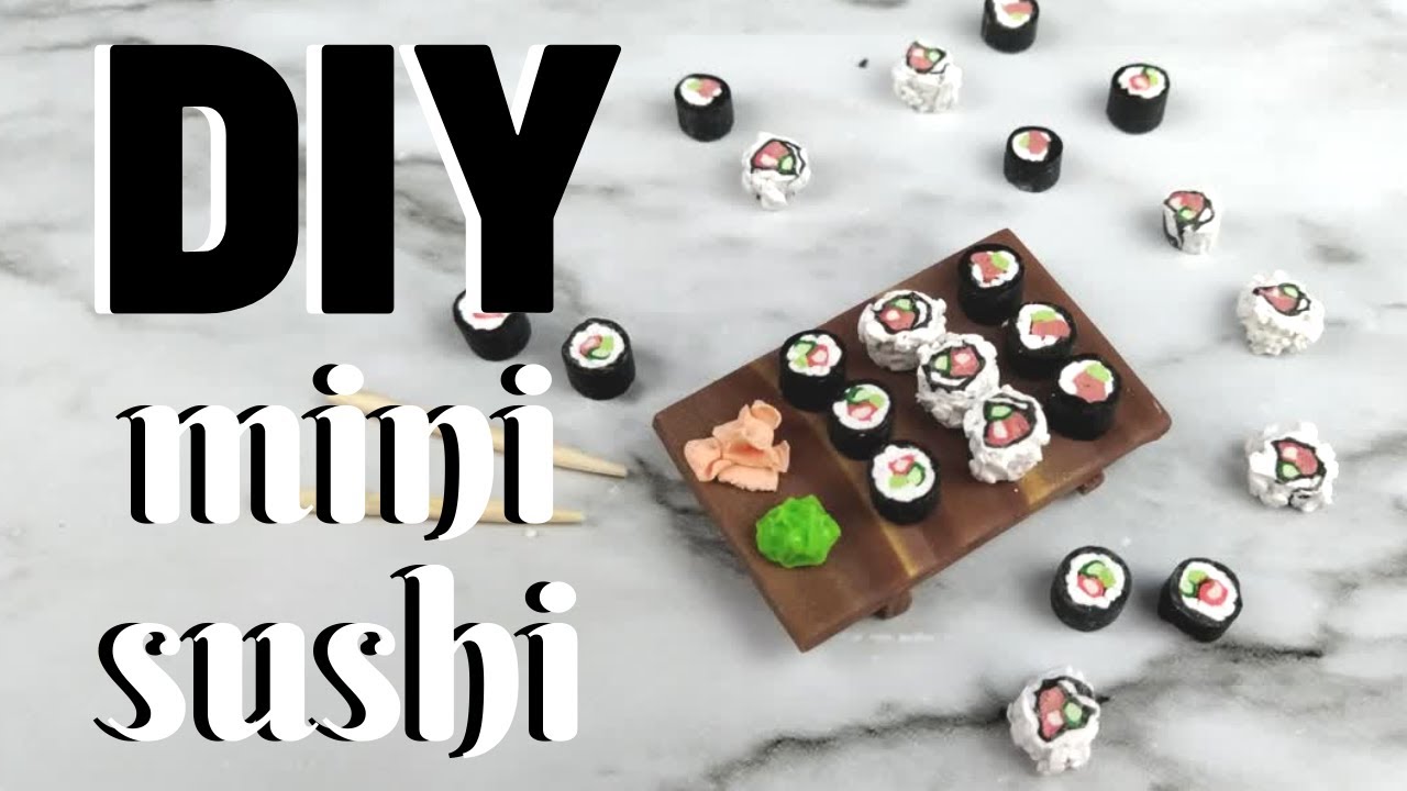 Silicone Mold Sushi Mold Maki Mold Sushi Roll Dollhouse -   Polymer  clay crafts, Cute polymer clay, Polymer clay projects