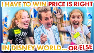 We Play PRICE IS RIGHT In Disney World To Win A Disney Cruise