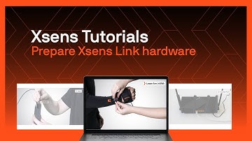 Xsens Tutorials - Prepare Xsens Link hardware