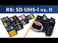Craw burst test  36 sd cards tested with the canon eos r8