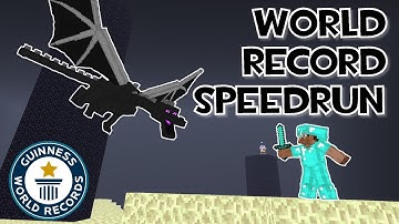 NEW MINECRAFT SPEEDRUN WORLD RECORD (not clickbait)