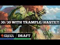 30/30 WITH TRAMPLE/HASTE?! | Outlaws Of Thunder Junction Draft | MTG Arena