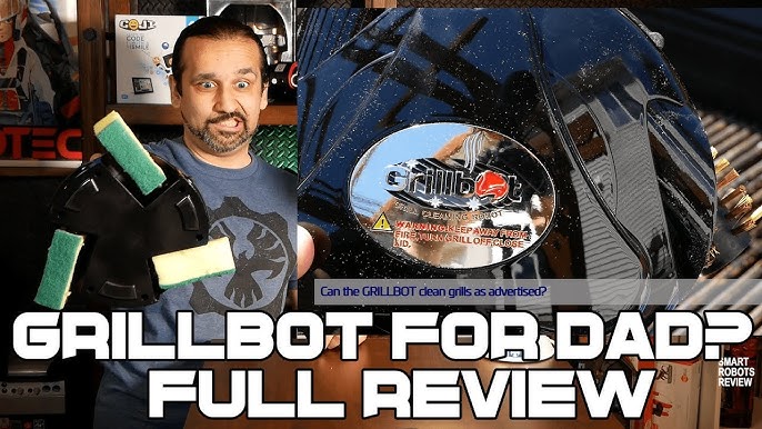 Grillbot automatic grill cleaning robot test review. 