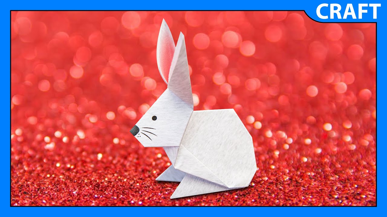 Origami Bunny Rabbit DIY Easter Crafts YouTube