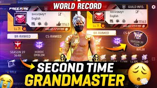 Finally Grandmaster Complete ✅ In Just 12 Hour ?? | #freefire