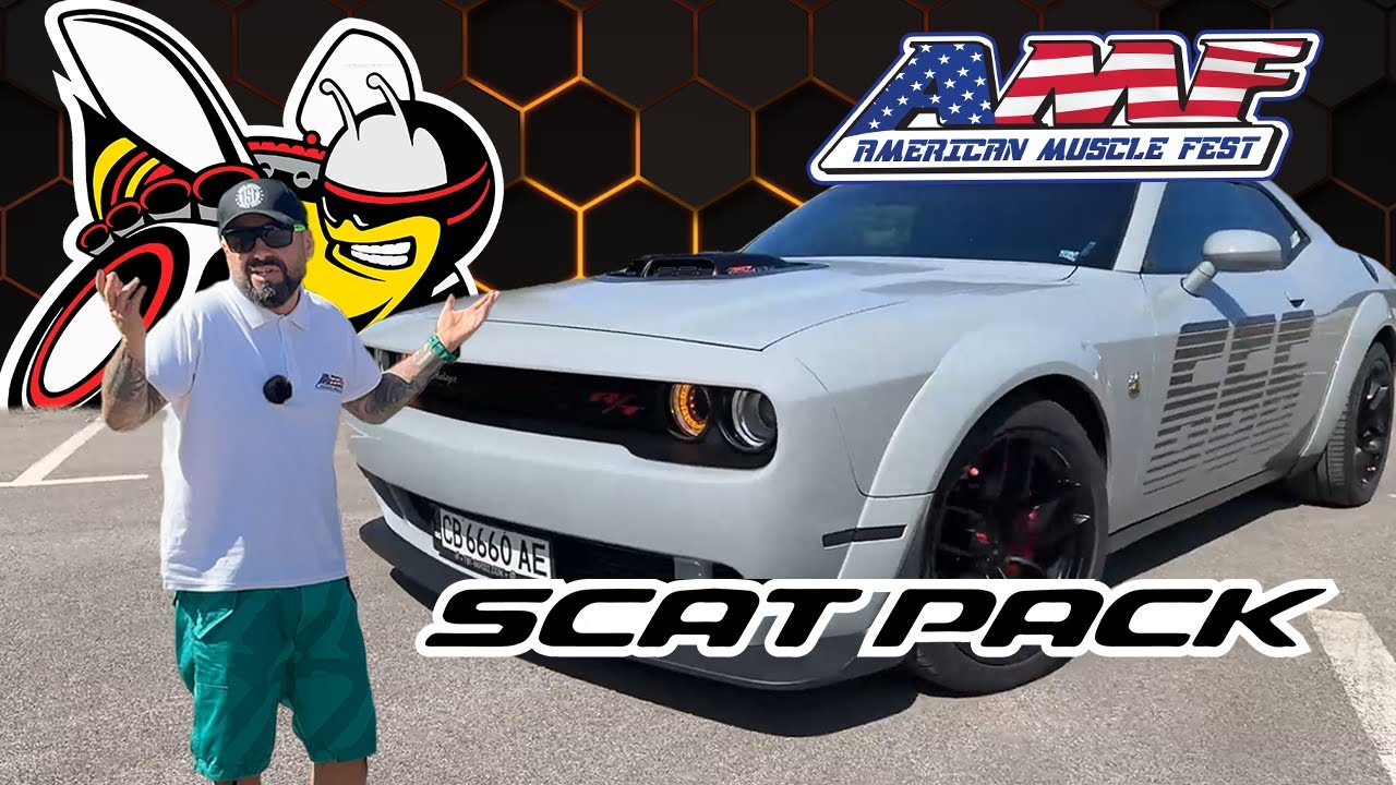 Сърдитата пчела: Dodge | CHALLENGER | 2021 | Scat Pack | Shaker | Widebody