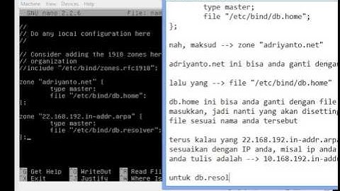 Setting DNS Server Dasar Debian 7 Wheezy