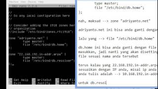 Setting DNS Server Dasar Debian 7 Wheezy