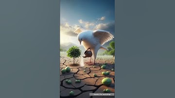 A big pigeon plants a guava tree and waters it, then the farmer eats the guavas 😭 #ai #pigeon