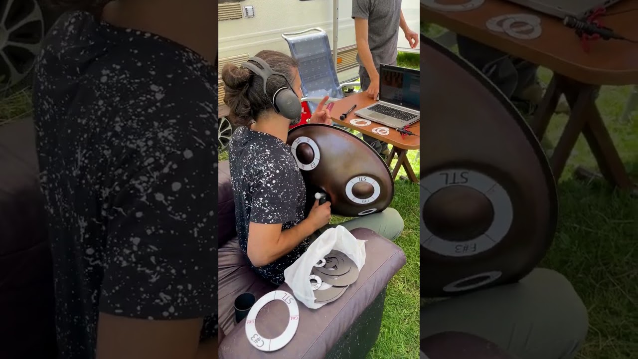 So this is what tuning looks like... 😁 I #handpan #maginstruments #maghandpan
