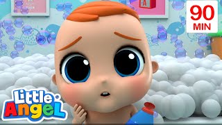Oh No I Made A Mess | Little Angel | Kids Cartoon Show | Toddler Songs | Healthy Habits for kids