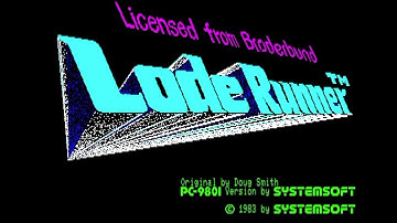 Lode Runner for PC-9801 Version Demonstration