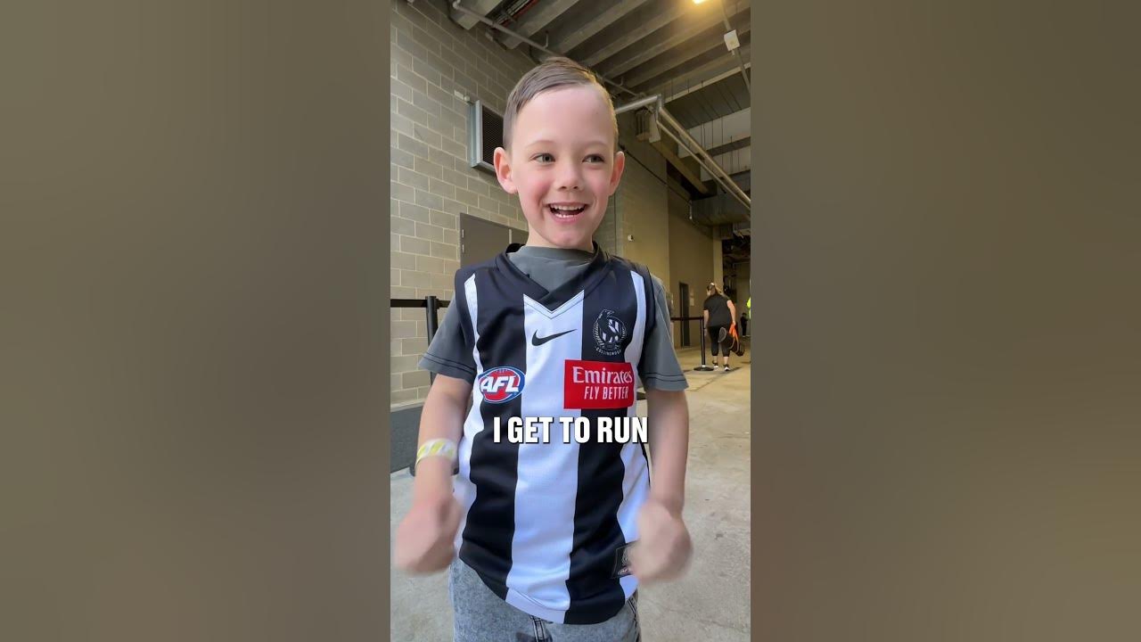 This lucky fan had the dream experience, thanks to @westernaustralia 🥹 #collingwood #afl