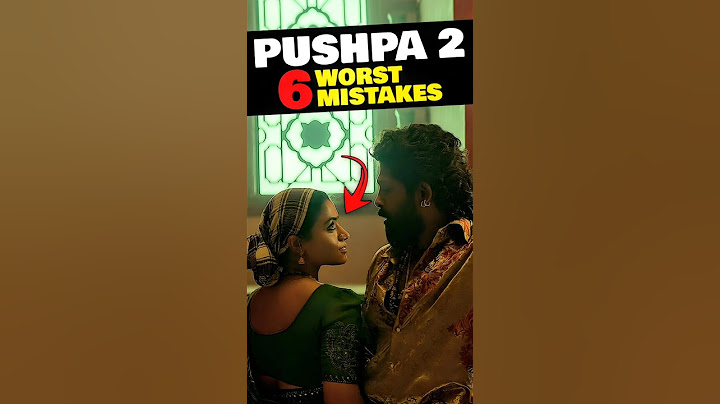 6 WORST🤮 Mistakes In PUSHPA 2!