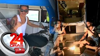 Tricycle na dating gamit pang-negosyo, ginawang bahay ng isang pamilya | 24 Oras