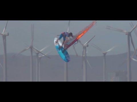 Philip Köster attempts a triple loop - Wave Windsurfing