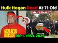 WWE Legend HULK HOGAN Dies At 71 Hulk Hogan Is Gone Forever Hulk Hogan Hulk Hogan News WWE Legend HULK HOGAN Dies At 71 Hulk Hogan Is Gone Forever Hulk Hogan Hulk Hogan News