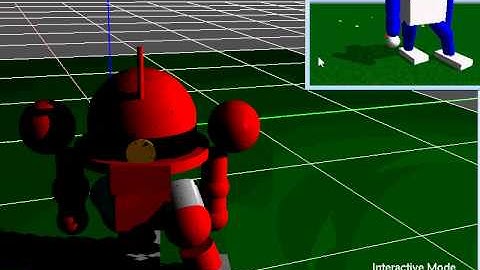 ODE(open dynamics engine) Robot gundam MS simulation