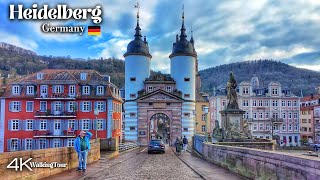 Heidelberg, Germany - The Most Beautiful City In Europe - Walking Tour 4K Uhd