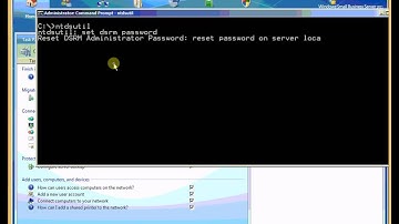 How to reset directory service restore mode password of administrator in Windows 2008 2012