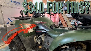 $340 For This 2000 Kawasaki Prairie 400 | Will it Run?