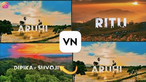 Name Art Istragram Trending Reels Editing | Urban Jungle Font | new Viral Video Editing In Vn App.