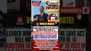 🚨 Should Voter ID Be Required in U.S. Elections? 🇺🇸🗳 #BreakingNews #USPolitics