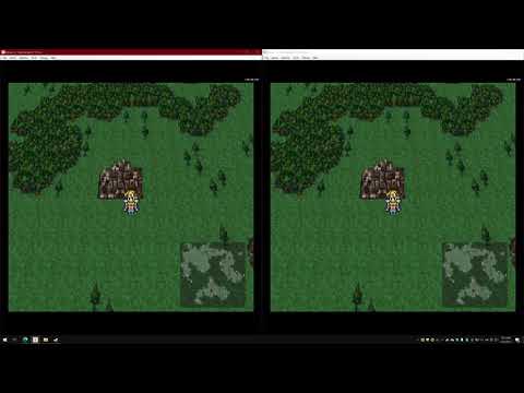 Final Fantasy 6 aplib decompression algorithm performance (left) vs vanilla square algorithm (right)