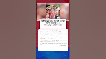 KDM Digeruduk Emak-emak dan Didemo saat Kunjungan ke Bekasi