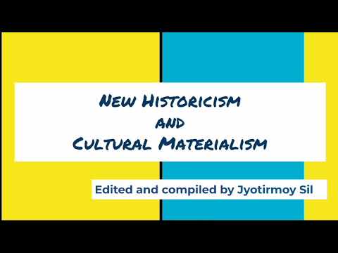 Video: Diferența Dintre Noul Istoricism și Materialismul Cultural