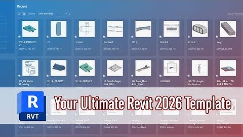 Revit 2026 | Build a Complete Project Template with Smart Settings & Pro Tips