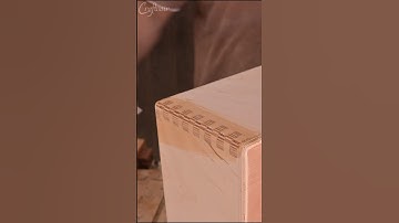 Perfect Finger Joint Box  #wood #classicwood