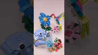 LEGO Creator Crab (31385) vs Colorful Hummingbird (31384) #shorts  @SPEEDBrickBuild