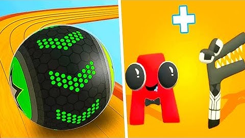 Going Balls | Alphabet Lore - All Level Gameplay Walkthrough Android,iOS - BIG UPDATE APK GAME