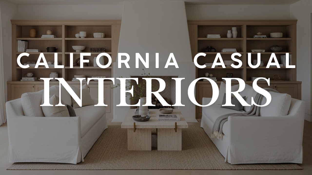 California Casual Home Interiors | Calm, Light-Filled, Timeless Interior Design